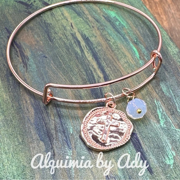 Alquimia by Ady Rose Gold Bracelet with Charm - Picture 1 of 4